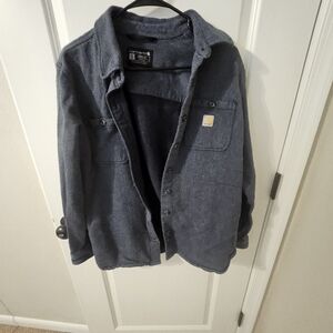 Carhartt Blue Button-Up Shirt